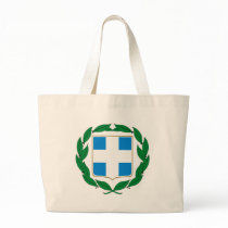 Greece Coat of Arms Tote Bag
