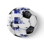 Greece Distressed Soccer Buttons