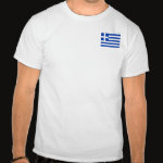 Greece Flag Map Basic T-Shirt
