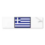 Greece Flag Bumper Sticker