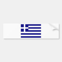 Greece-Flag Bumper Sticker