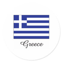 Greece Flag Design stickers