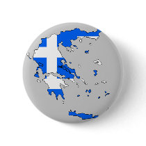 Greece flag map pins