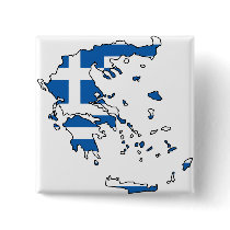 Greece Flag Map GR Buttons