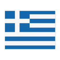 Greece Flag postcards