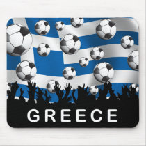 Greece Football Mousepads