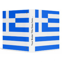 Greece High quality Flag Binder