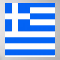 Greece High quality Flag Poster