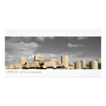 GREECE I athens I acropolis Customized Photo Card