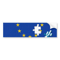 Greece leaves European Union Bumper Sticker
