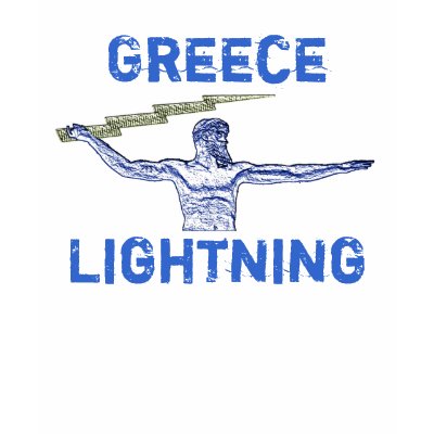 Greece Lightning T-shirts by piratebabe2727