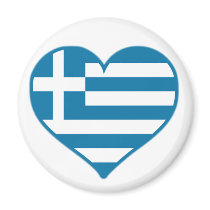 Greece Love Fridge Magnets