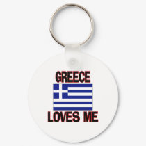 Greece Loves Me keychains