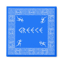 greece refrigerator magnet