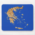 Greece Map Mousepad mousepad