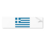 Greece National Flag Bumper Stickers