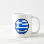 Greece Roundel quality Flag Coffee Mug