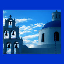 Greece Santorini Church postcards