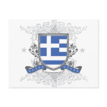 Greece Shield Postcard
