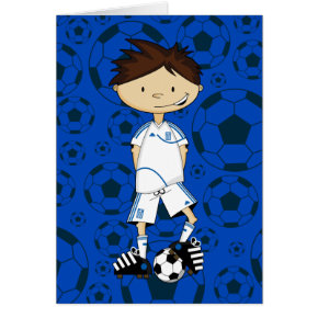 Greece Soccer Boy Card card