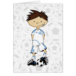 Greece Soccer Boy Card card