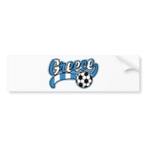 Greece Soccer Bumper Stickers