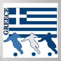Greece - Soccer Players Posters