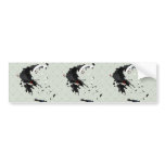Greece Trendy Peace Sign with Greek map Bumper Stickers