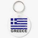 Greece Vintage Flag keychains