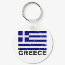 Greece Vintage Flag keychains