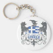 Greece Winged Keychain