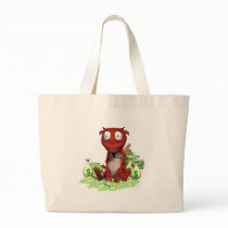 greedy devil tote bag