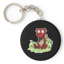 greedy devil key chain