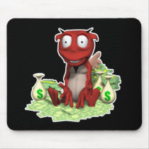 greedy devil mouse pad
