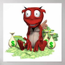 greedy devil print