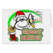 greedy monkey cards by polkadottiegirl101 greedy monkey cards