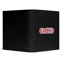 Greedy Republican 3 Ring Binders