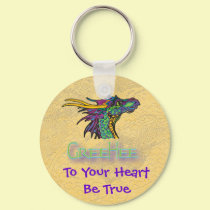 GreeHee The Big Hearted Deep Thinking Dragon keychains