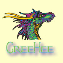 GreeHee the Big Hearted Deep Thinking Dragon t-shirts