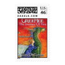 GreeHee The Journey of Five postage by TalesofTamoor GreeHee The Journey of Five postage