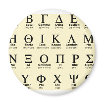 greek alphabet gifts magnets