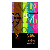 Greek alphabets profile card business cards by Greekgears Greek alphabets profile card business cards