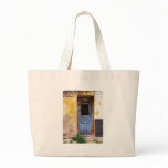 Greek Blue Door - Crete Tote Bags