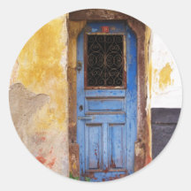 Greek Blue Door - Crete Sticker