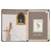 Greek Church With Cross and Bell Paxos iPad Air Case at Zazzle