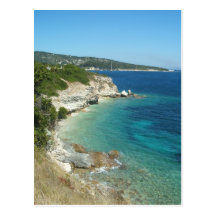 Greek Coastline II Postcard