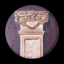 Greek column magnet
