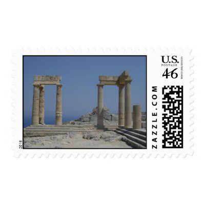 Greek Columns Stamp by jfogelsong