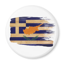 Greek Cyprus Flag Magnets