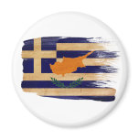 Greek Cyprus Flag Magnets